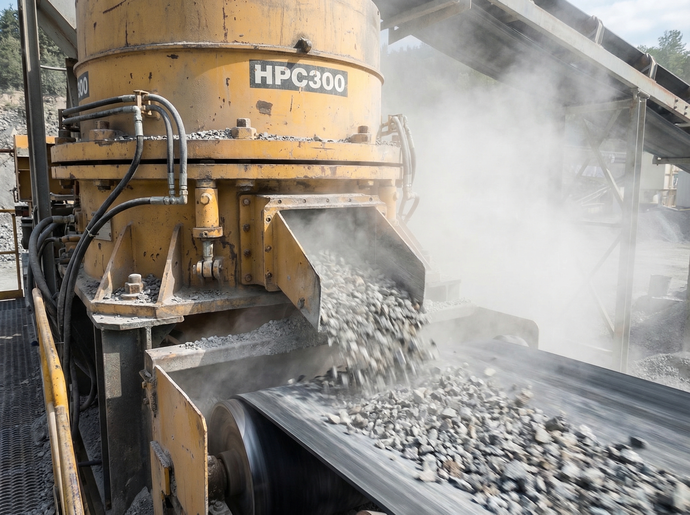 180-220 tph Stone Crusher Plant