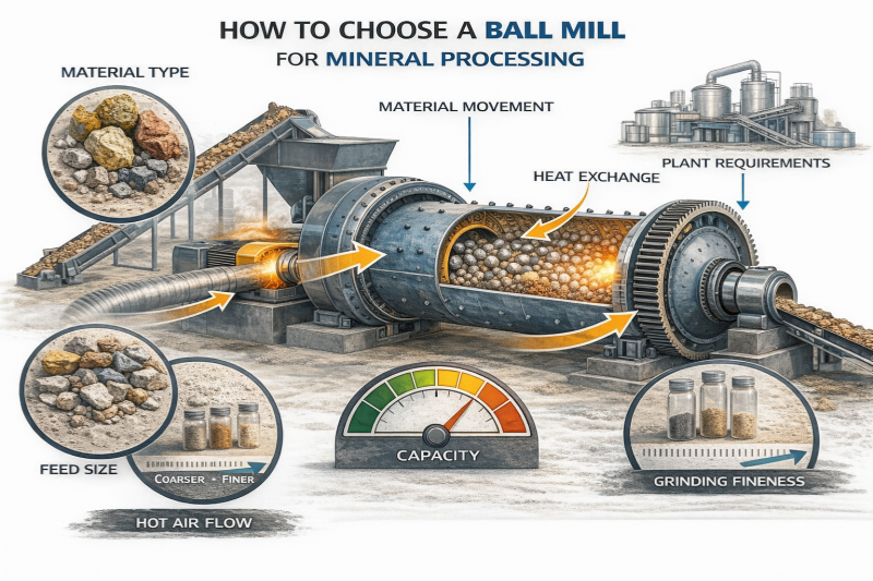 How to Choose a Ball Mill for Mineral Processing