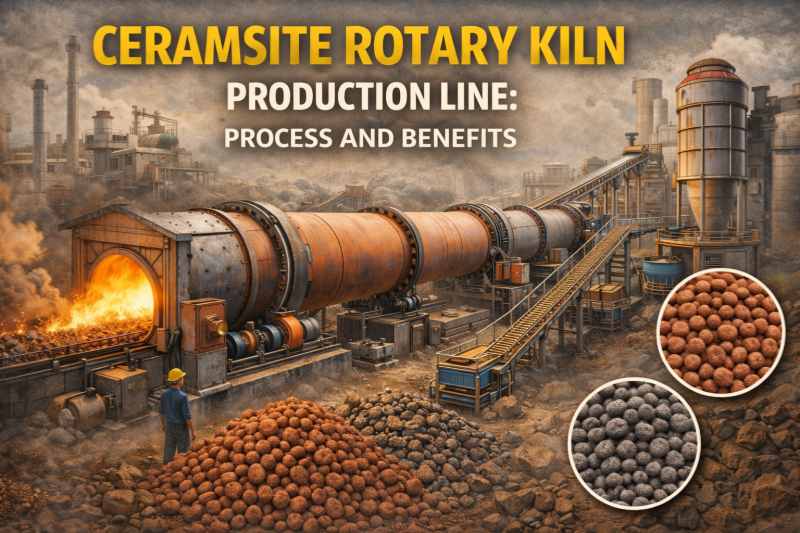 Ceramsite Rotary Kiln Production Line: Process and Benefits