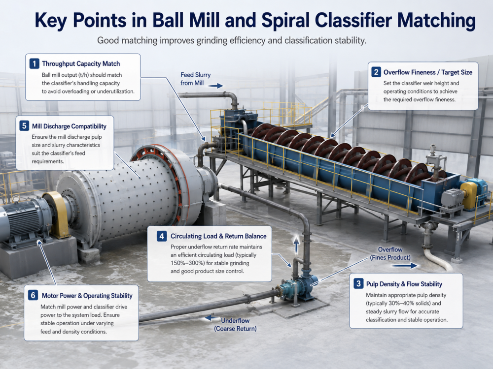 ball mill and spiral classifier matching ball mill and spiral classifier matching