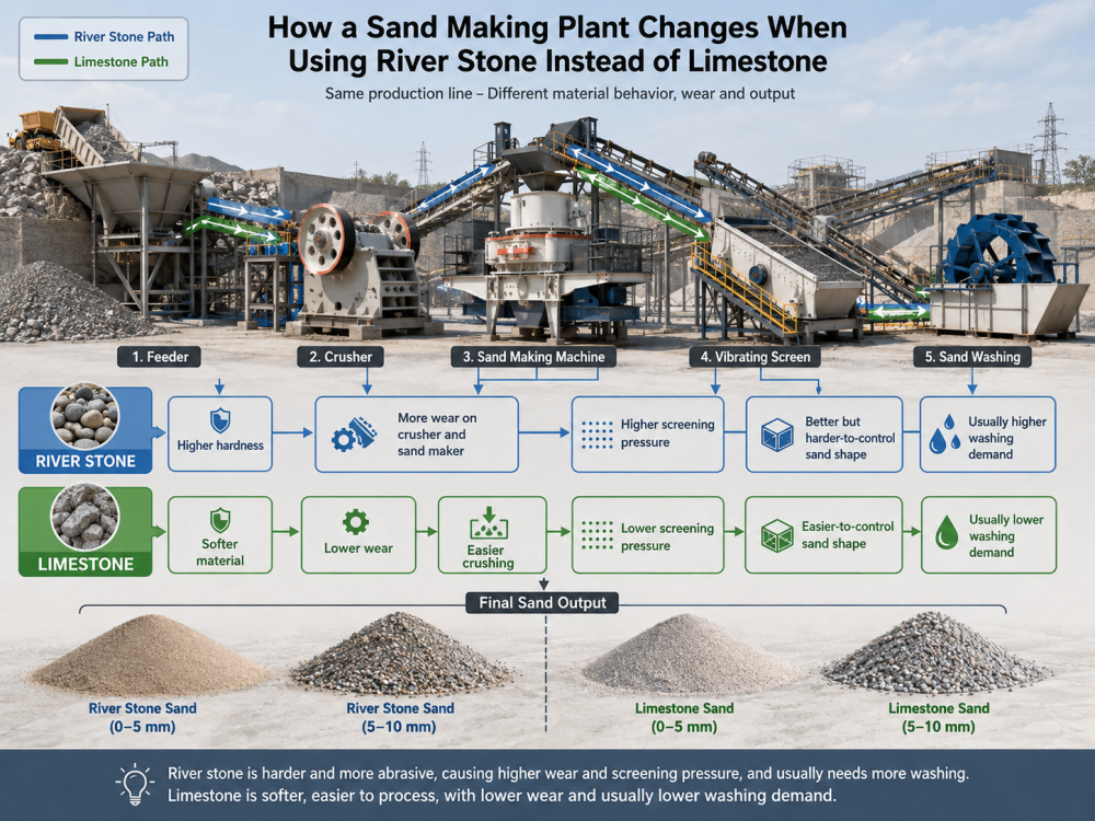 limestone sand production limestone sand production