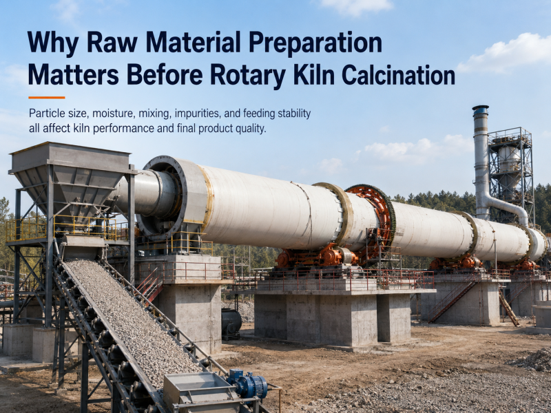 Why Raw Material Preparation Matters Before Rotary Kiln Calcination