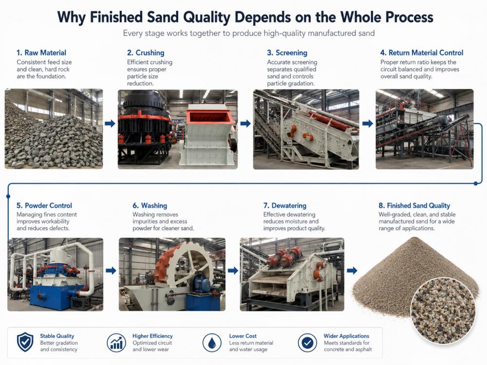 sand making plant