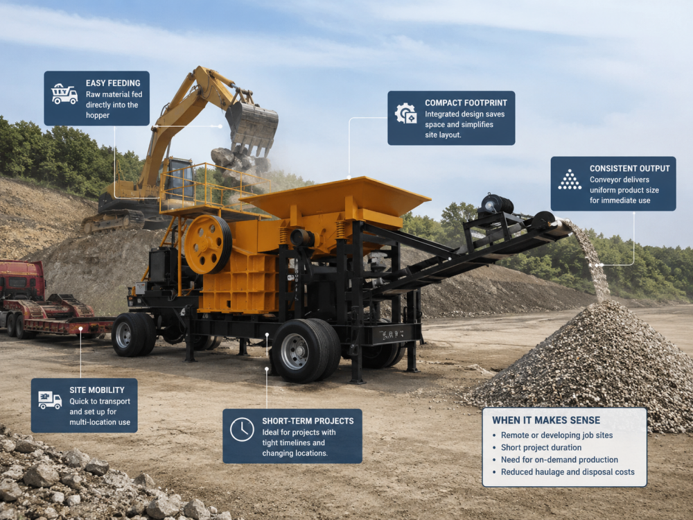 portable crusher portable crusher