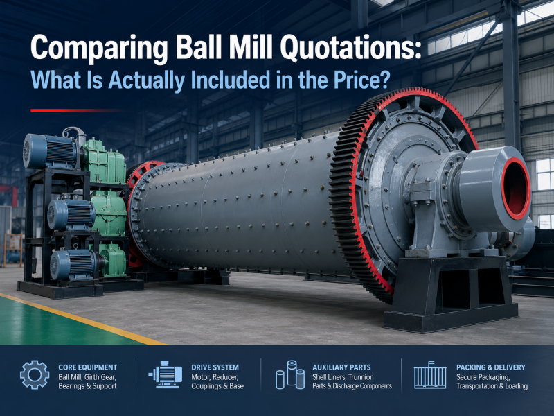 Comparing Ball Mill Quotations: What Is Actually Included in the Price?