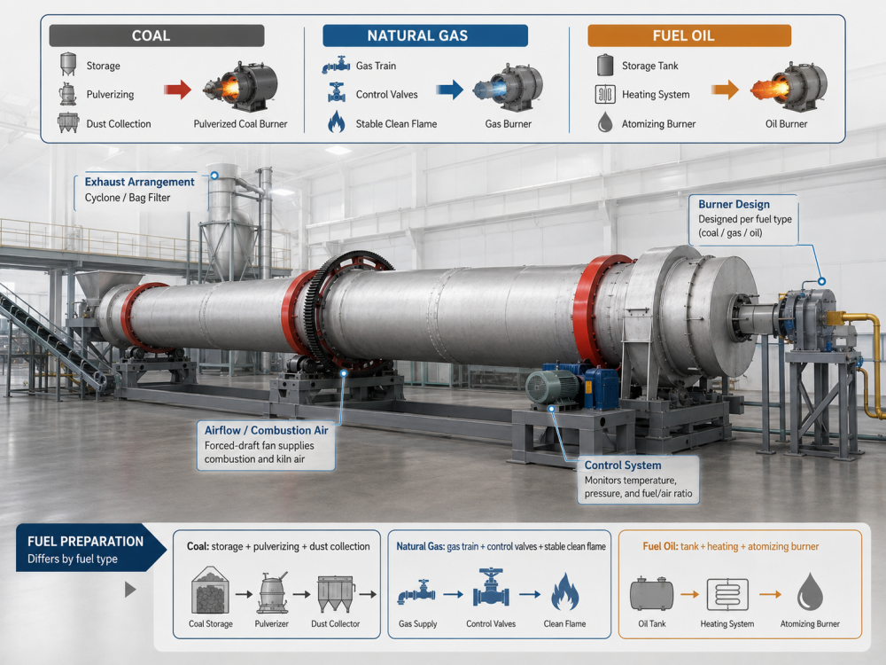 rotary kiln burner