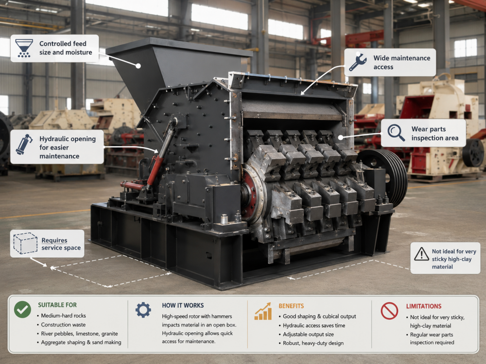 hydraulic sand making machine