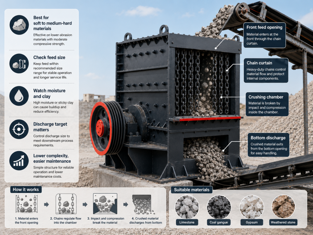 box crusher for limestone crushing