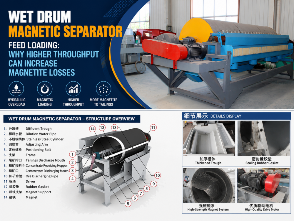 wet drum magnetic separator