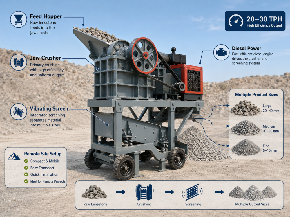 diesel-powered mobile crusher diesel-powered mobile crusher