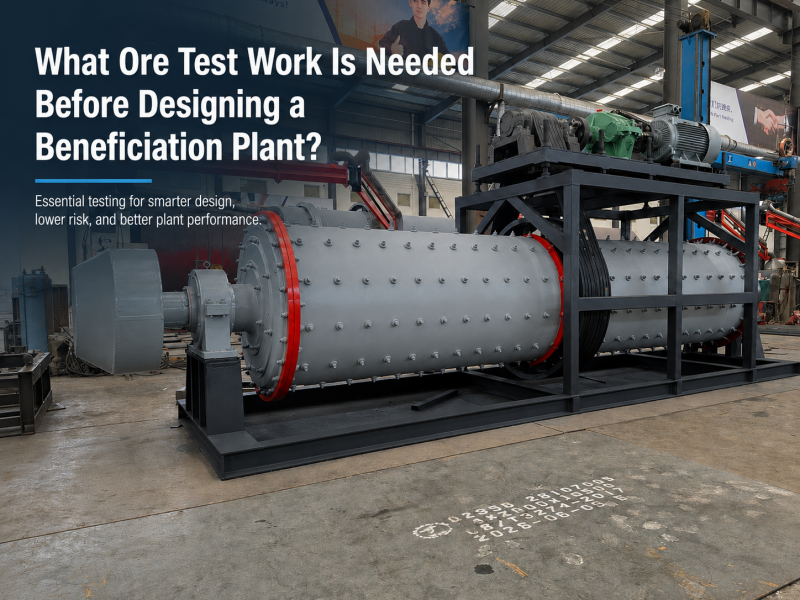 What Ore Test Work Is Needed Before Designing a Beneficiation Plant?
